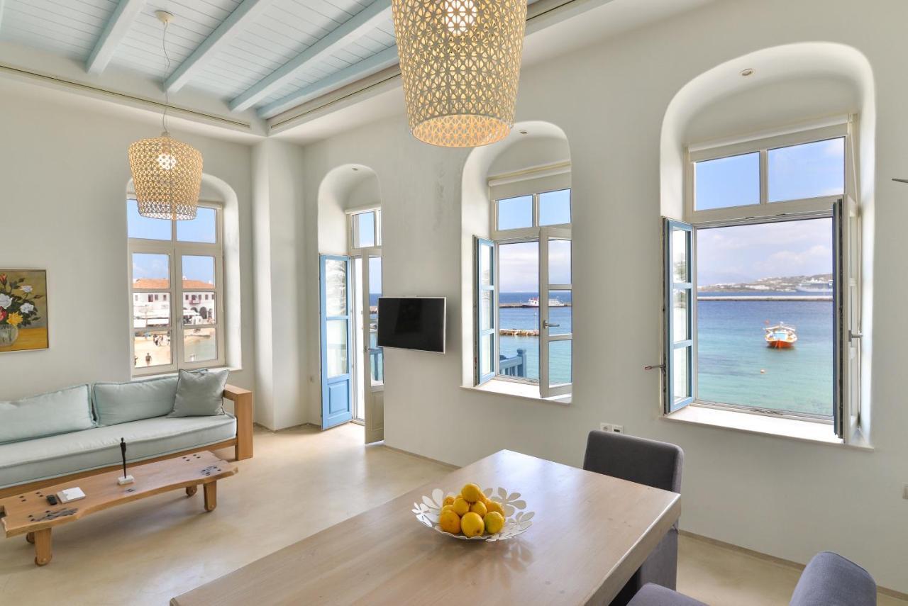 White Memories, Seafront Luxury Apartment Mykonos Mykonos Town 外观 照片